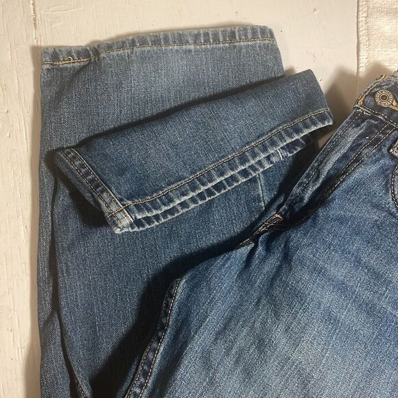 Size 10 Husky (W30 L26) 569 loose straight leg 100% cotton blue denim jeans - Picture 4 of 10